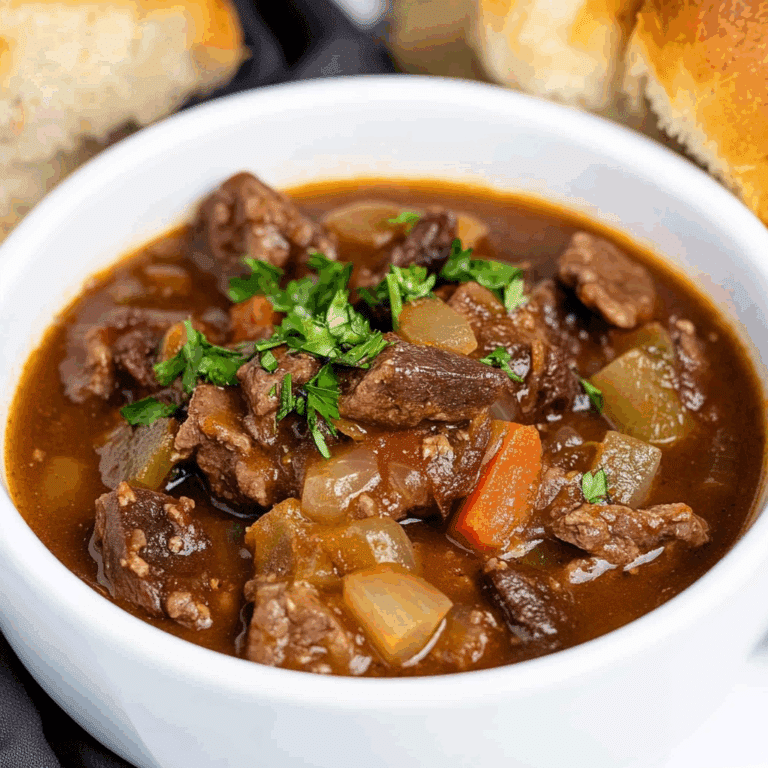 BBQ Slow Cooker Beef Stew
