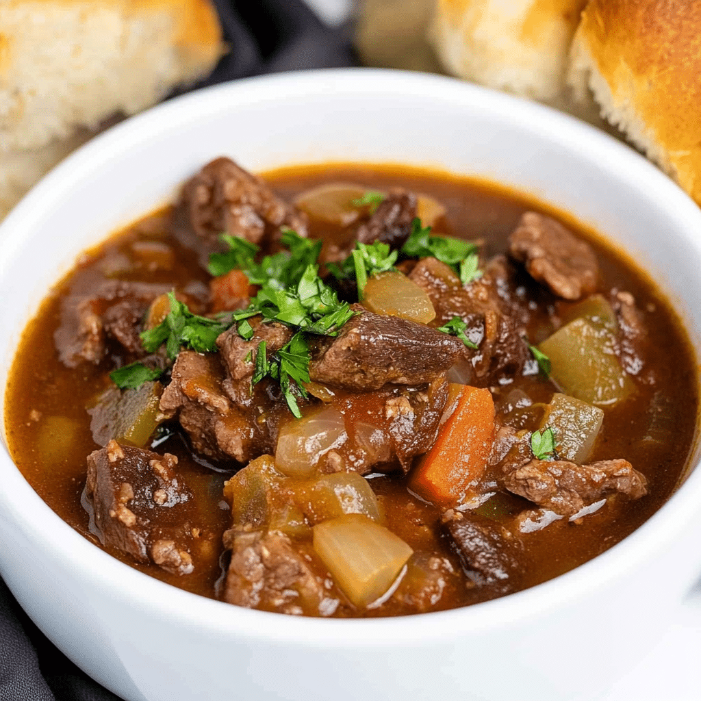 BBQ Slow Cooker Beef Stew