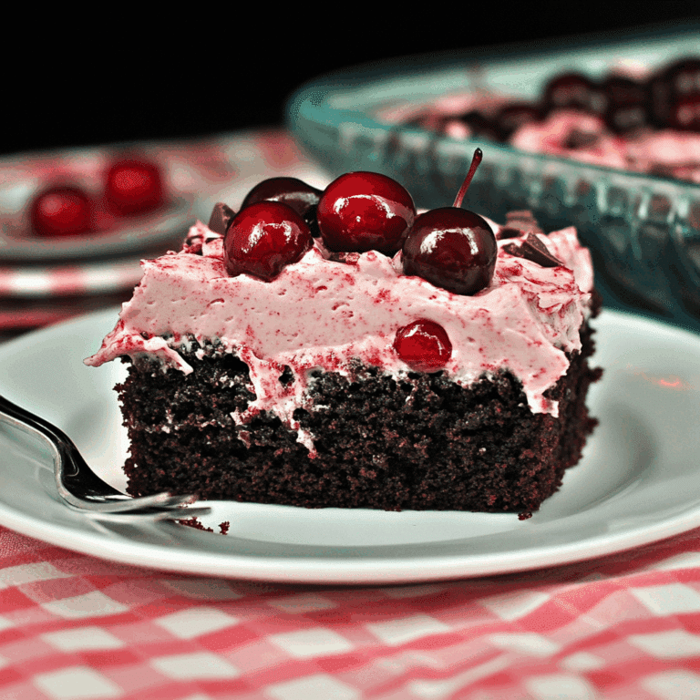 Cherry Dr. Pepper Chocolate Cake with Cherry Frosting