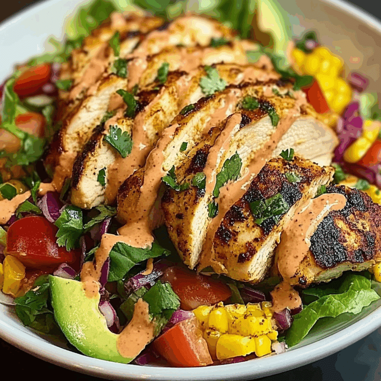 Grilled Chicken Salad with Chipotle Mayo Dressing