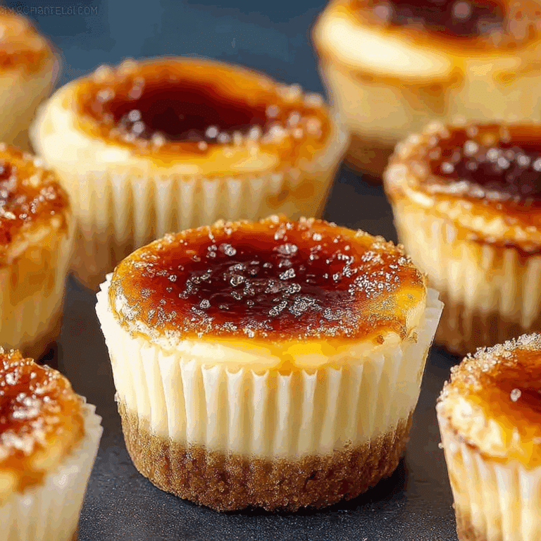 Mini Crème Brûlée Cheesecakes
