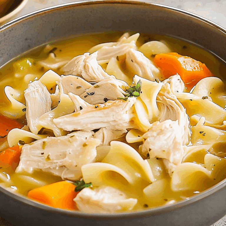 Slow Cooker Chicken and Noodles