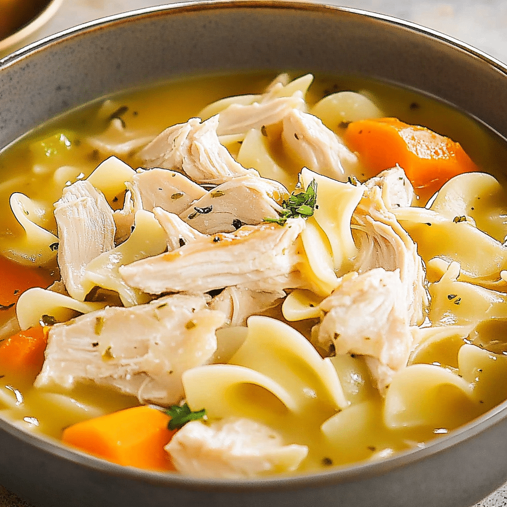 Slow Cooker Chicken and Noodles