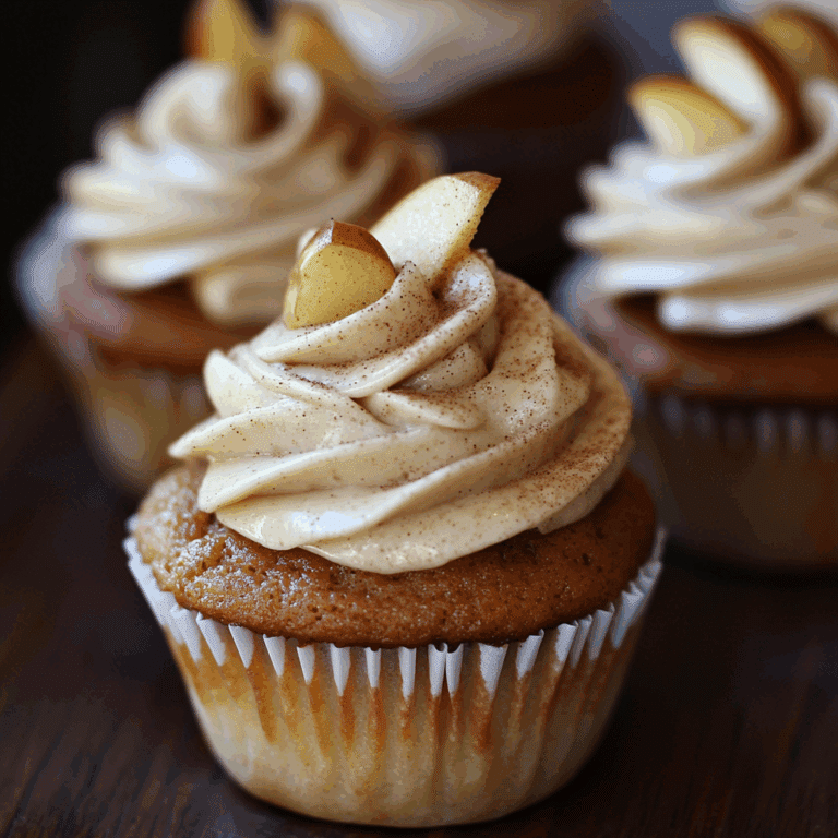 Apple Pie Cupcakes with Cinnamon Cream Cheese Frosting