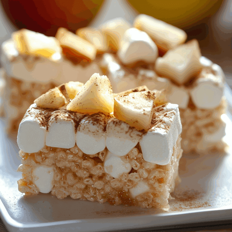 Apple Pie Rice Krispies Treats