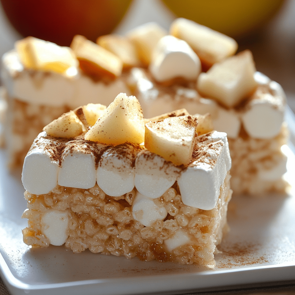 Apple Pie Rice Krispies Treats