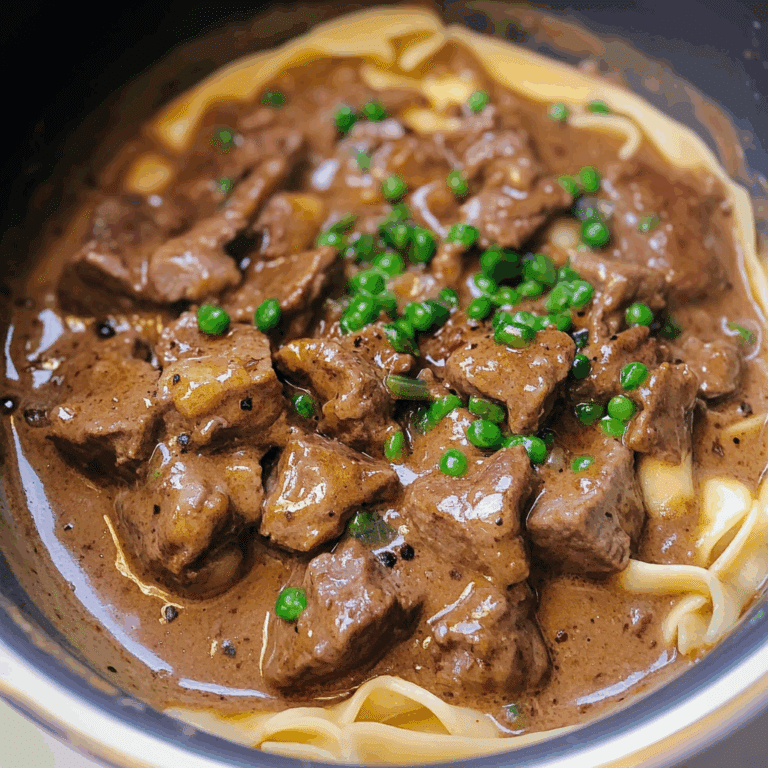 Beef and Noodles
