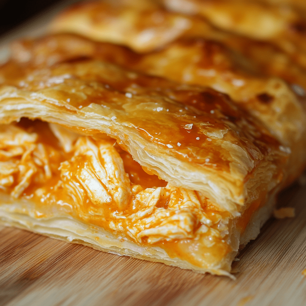 Buffalo Chicken Puff Pastry