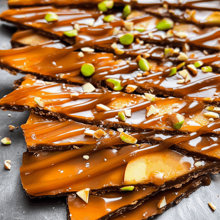 Caramel Apple Bark