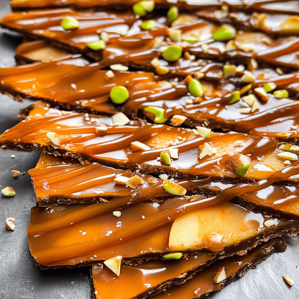 Caramel Apple Bark