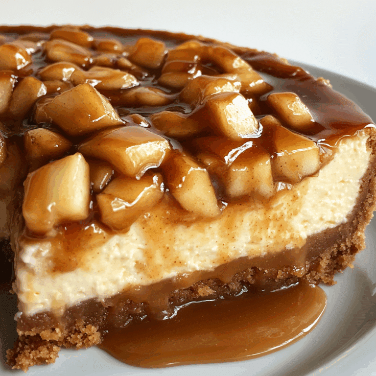 Caramel Apple Cheesecake
