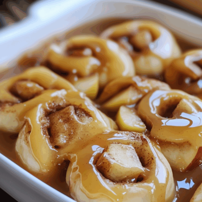 Caramel Apple Cinnamon Rolls