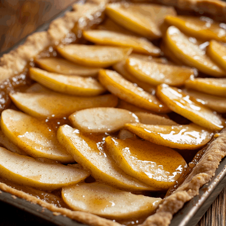 Caramel Apple Sheet Pan Pie