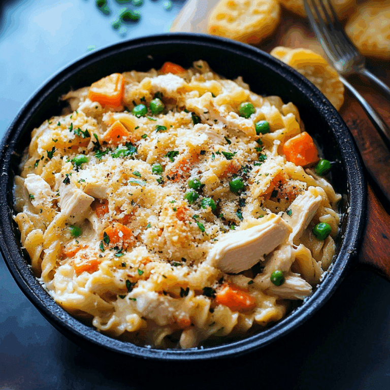Chicken Pot Pie Pasta
