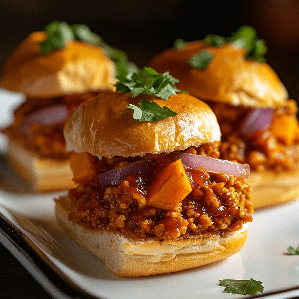 Chicken Sloppy Joe Sliders