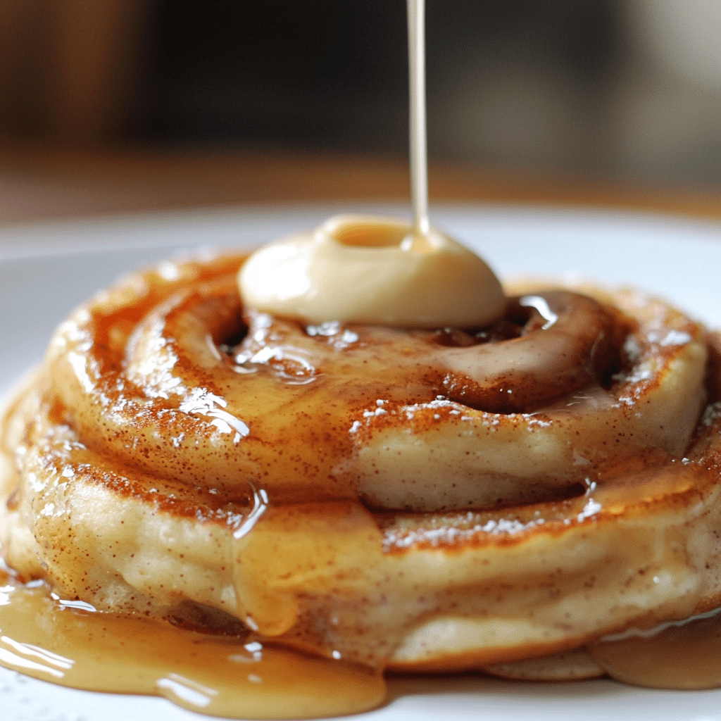 Cinnamon Roll Pancakes