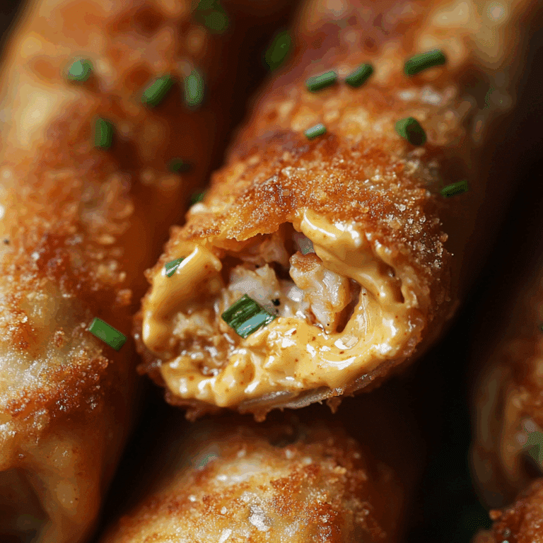 Crab Cake Egg Rolls with Chili Mustard Dip