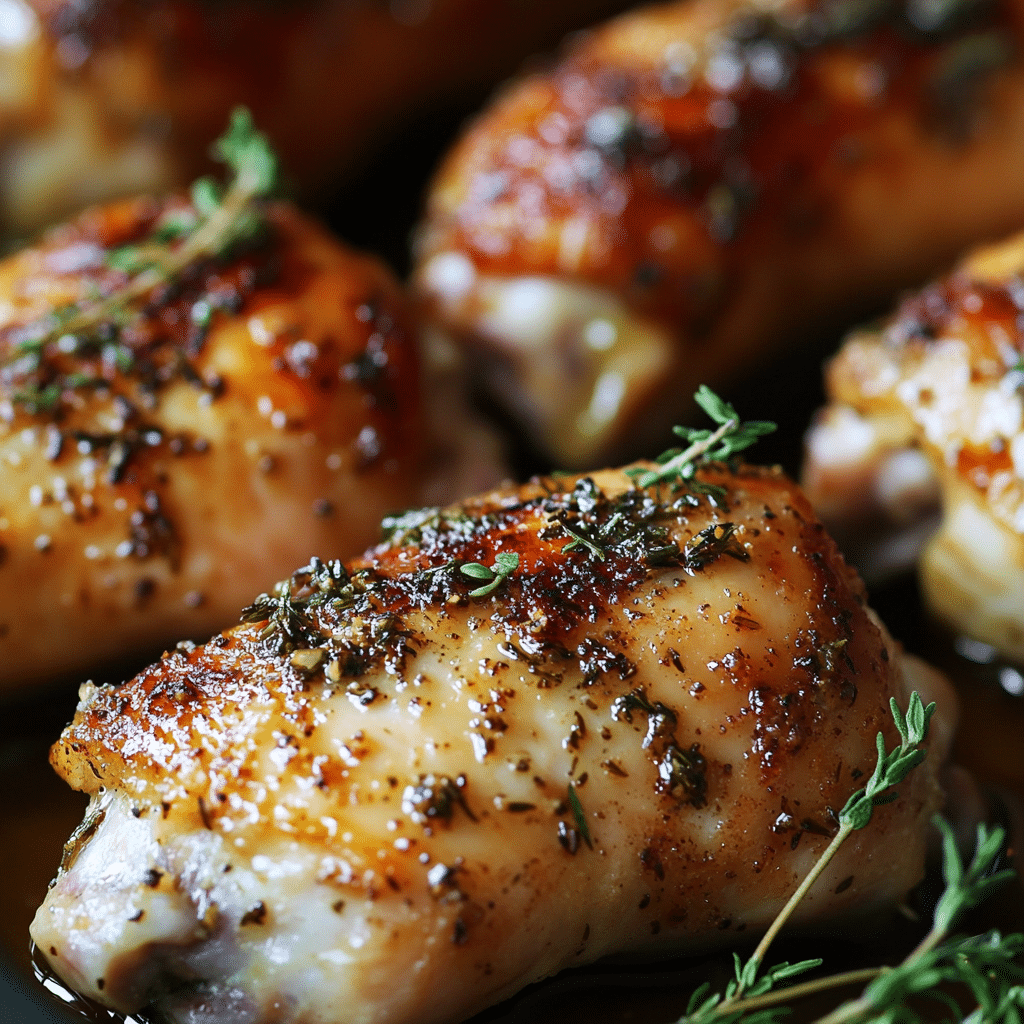 Dijon Thyme Chicken Legs