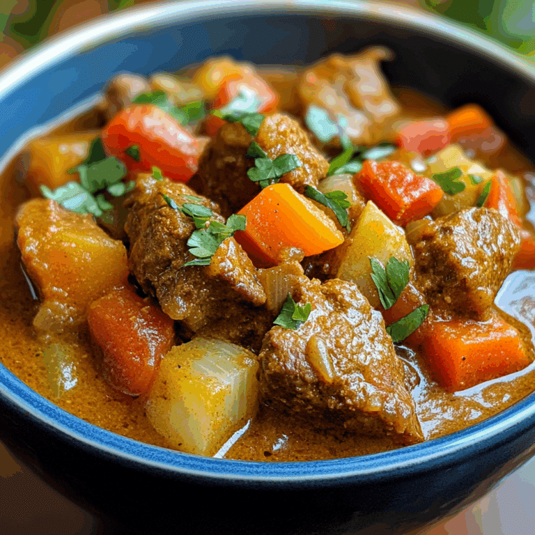 Instant Pot Lamb Curry with Vegetables