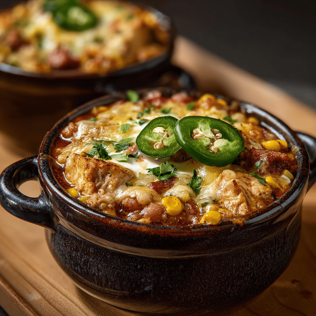 Jalapeño Popper Chicken Chili