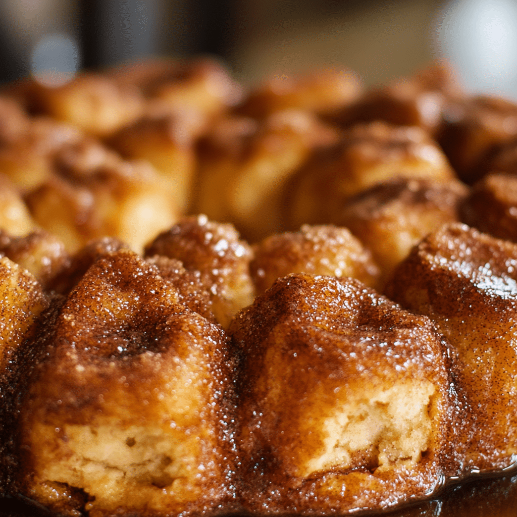 Monkey Bread with Cinnamon Sugar Coating