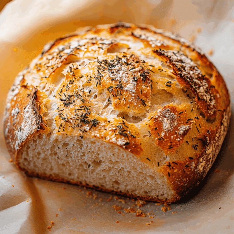 No-Knead Herb Bread
