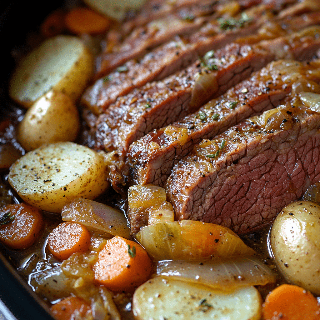 Slow Cooker Corned Beef and Cabbage