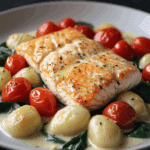 Tuscan Salmon with Gnocchi
