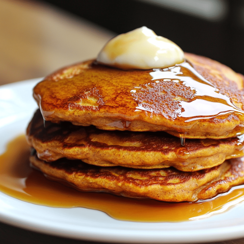 Whole Wheat Pumpkin Pancakes