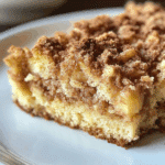 Apple Coffee Cake with Cinnamon Streusel Topping