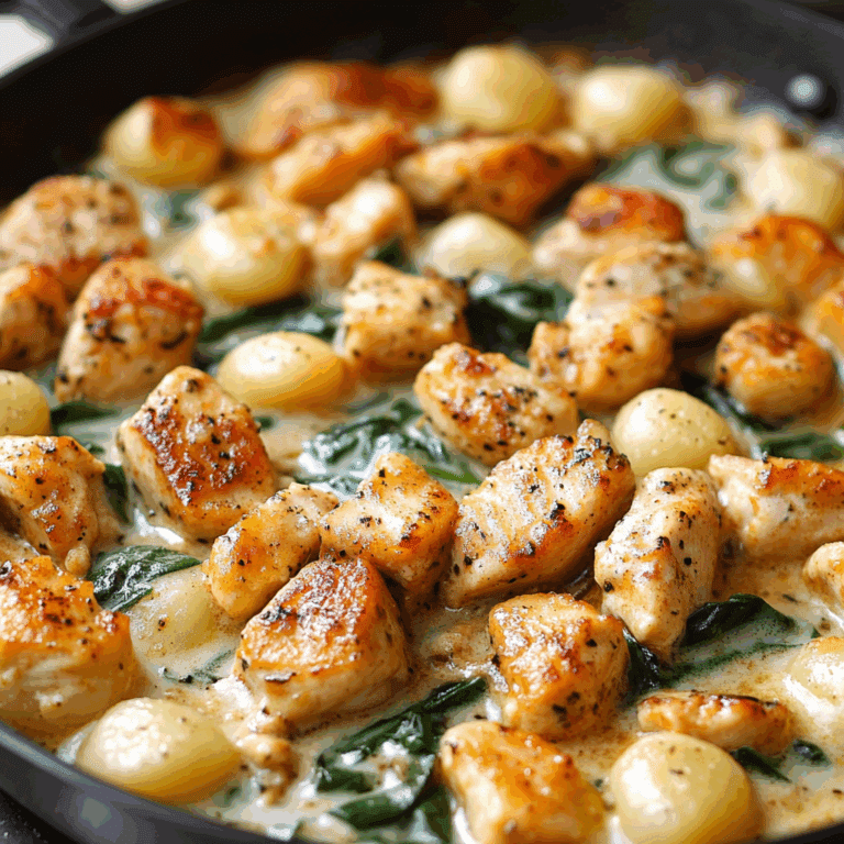 Cajun Chicken Gnocchi Skillet