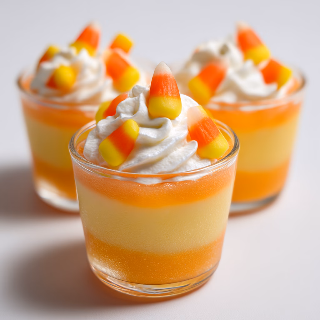 Candy Corn Dessert Cups