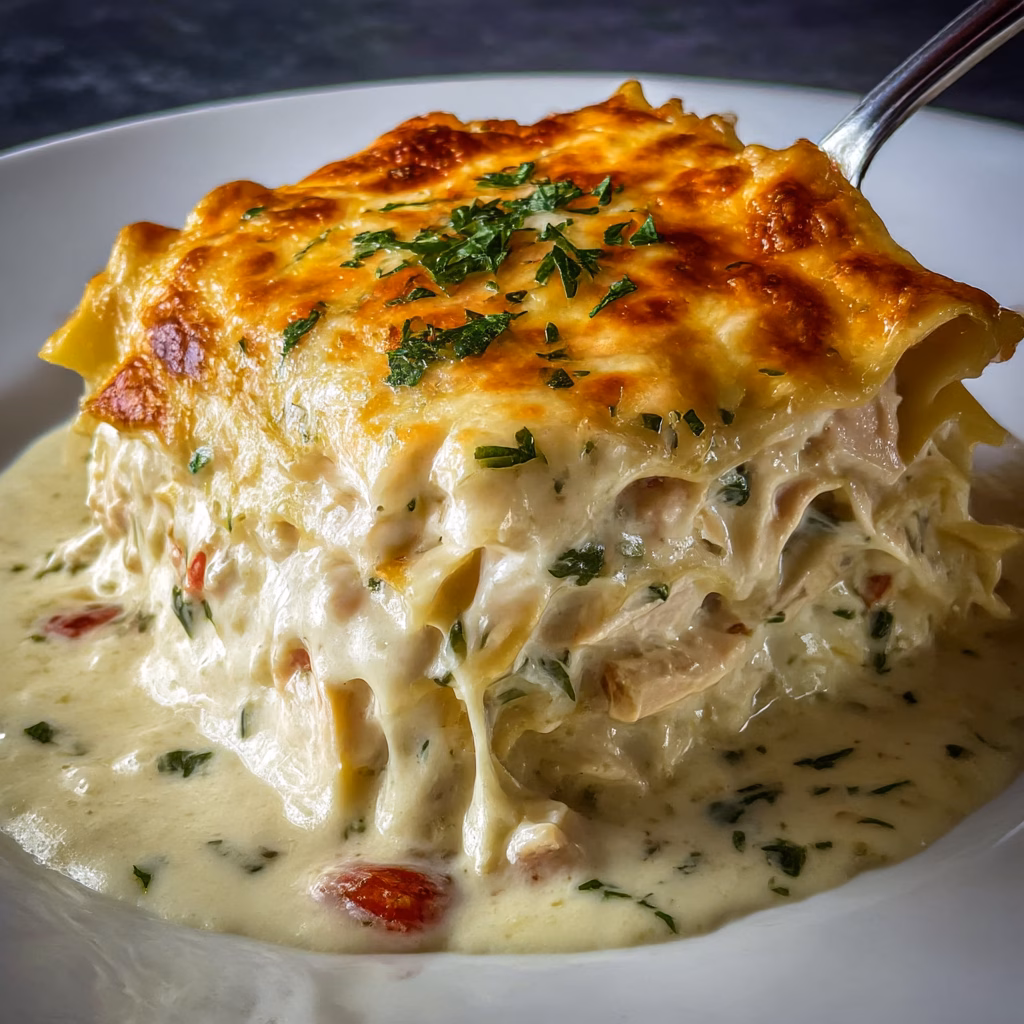 Chicken Alfredo Lasagna
