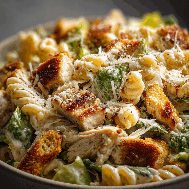 Chicken Caesar Pasta Salad