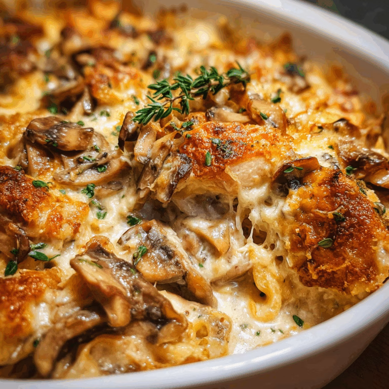 Chicken Casserole with Mushrooms