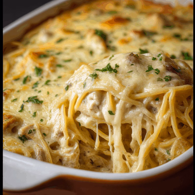 Chicken Tetrazzini Casserole