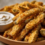 Crispy Baked Pickle Fries