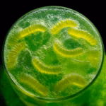 Green Punch with Gummy Worms