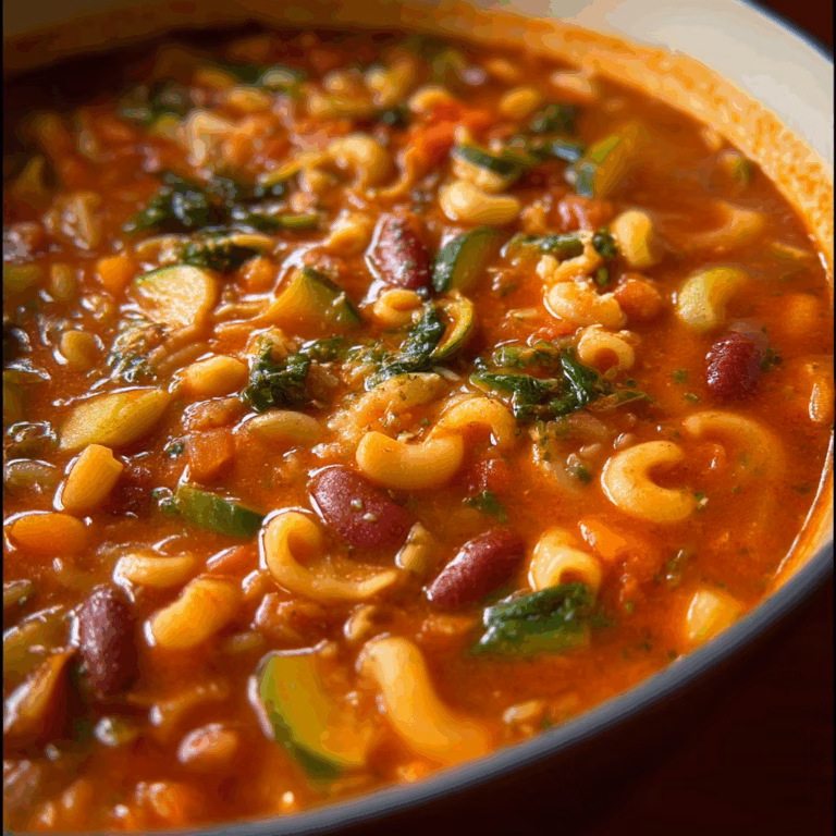 Hearty Minestrone Soup