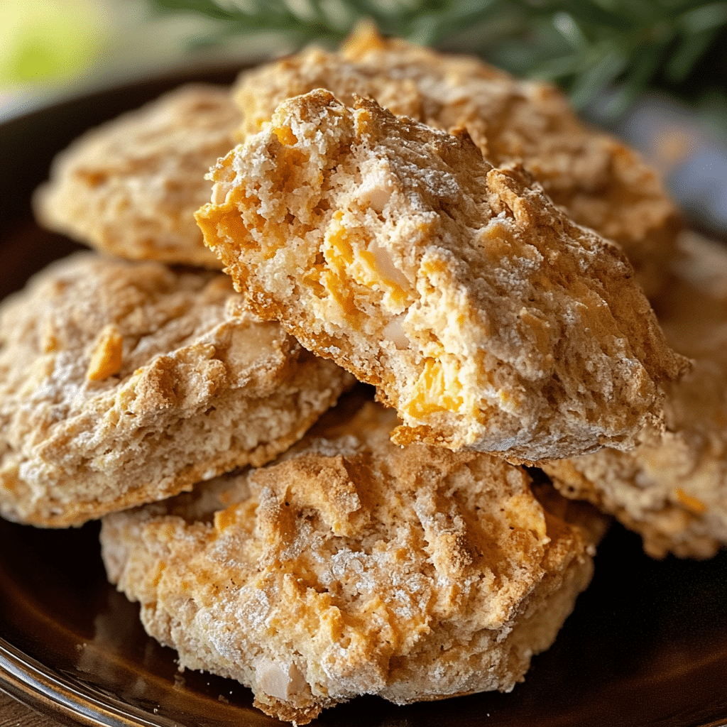 Protein Biscuits with Smoked Turkey and Cheddar Cheese
