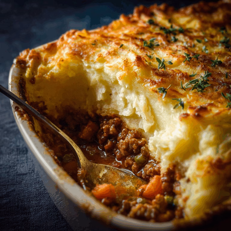 Shepherd’s Pie with Creamy Mashed Potatoes