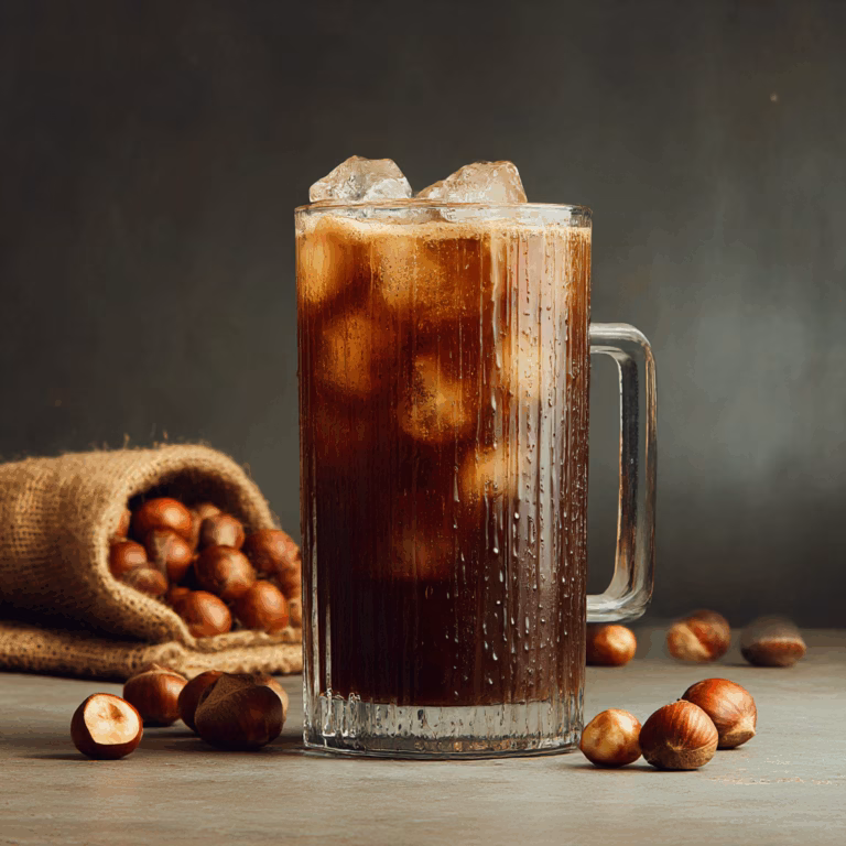 Spiced Hazelnut Cold Brew Coffee