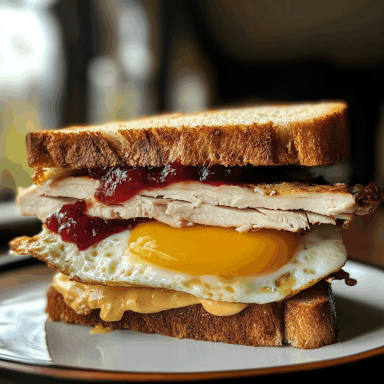 Thanksgiving Leftover Breakfast Sandwich