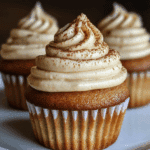Vanilla Coffee Cupcakes with Creamy Frosting