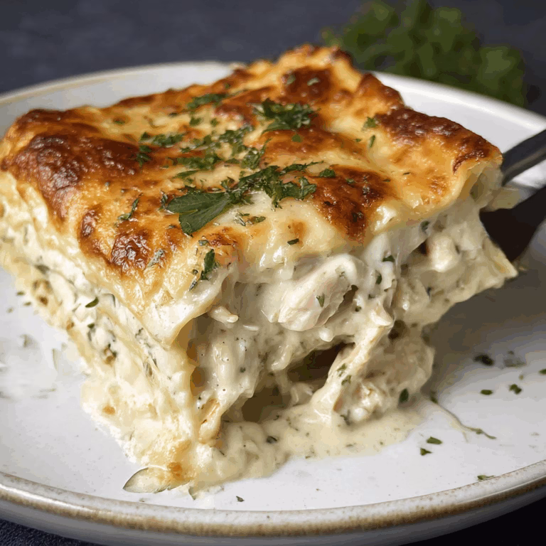 White Chicken Lasagna